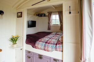 Shepherds Hut cosy sleeping